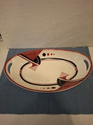 Aardewerk Art Deco schaal - zeldzaam !