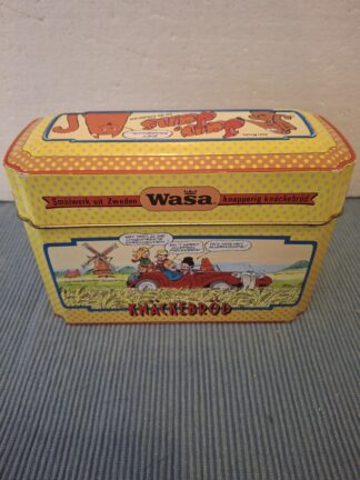 Wasa - leuk knackebrot bewaarblik met Jan, Jans & kinderen